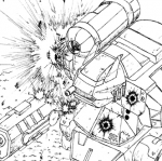85-ton Stalker Mech VS 95-ton Hauptmann Mech