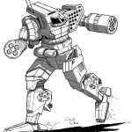 Mike Strider\'s 75-ton Orion Mech
