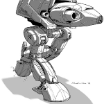 Merrick Leghorn\'s 85-ton Stalker Mech
